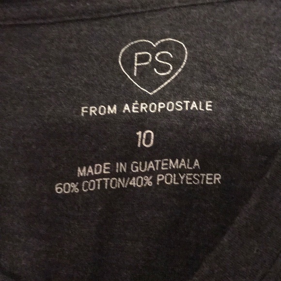 Girls grey California ps short sleeve shirt - Picture 3 of 3